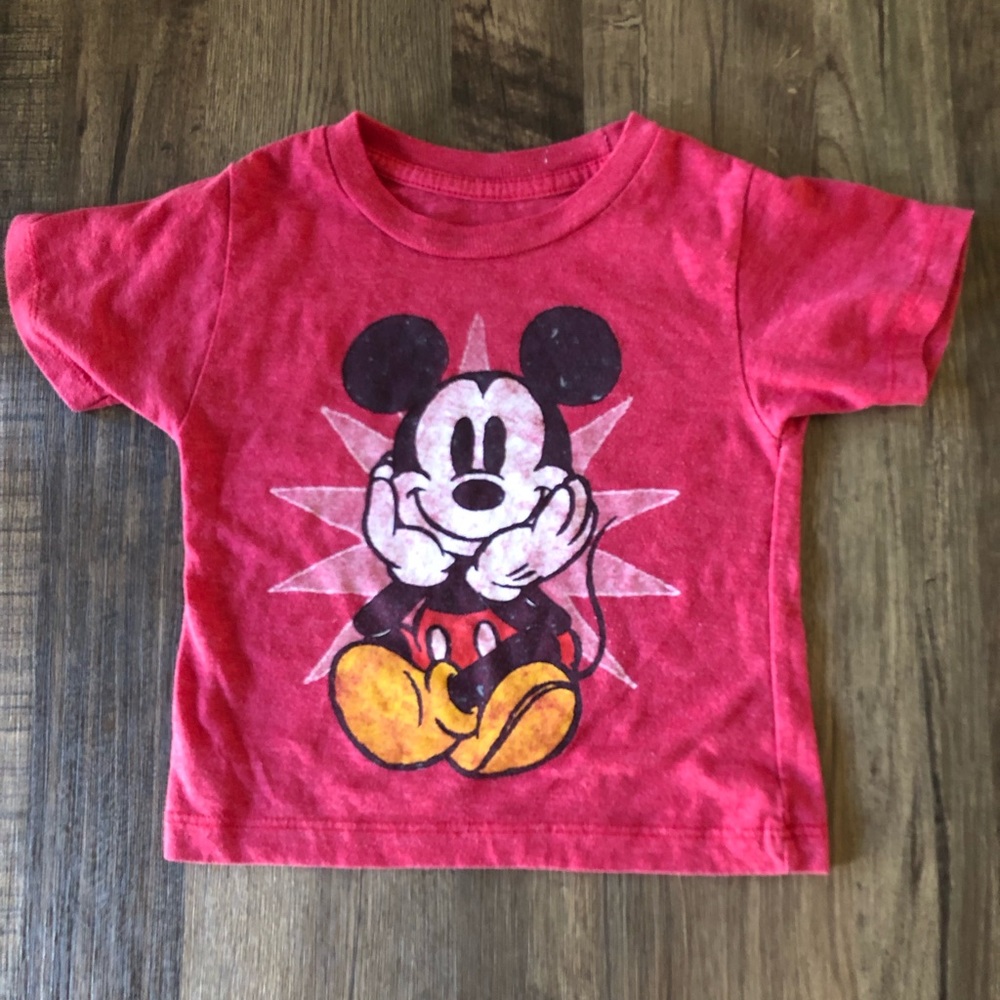 Disney Mickey Mouse Graphic Tee Shirt Size 18m